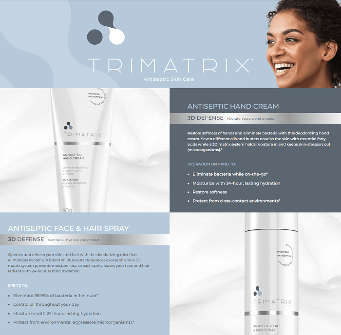 TRIMATRIX ANTISEPTIC FACE & HAIR SPRAY JEUNESSE: what is it for, benefits, ingredients, how to use, where to buy?