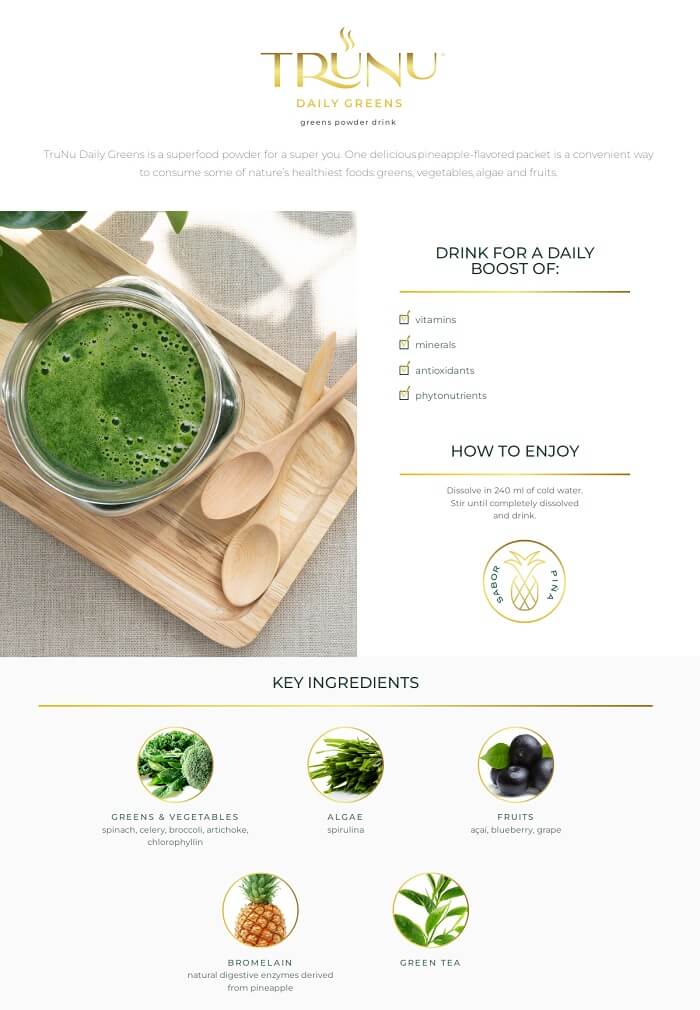 TRUNU DAILY GREENS JEUNESSE: what is it for, benefits, ingredients, how to use, where to buy?